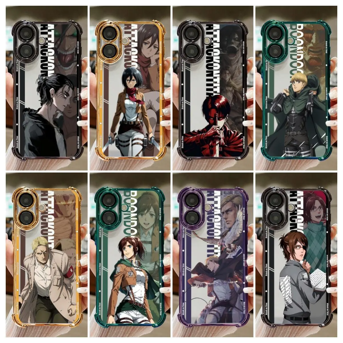 NganGee Levi Ackerman Shingeki No Kyojin Anime Aesthetic TPU Crystal Casing - Shockproof Mobile Phone Accessory with Corner Bumpers for iPhone 17 Pro Max,16,15,14,13,12,11 Pro Plus Max #YJYGSJDJR9