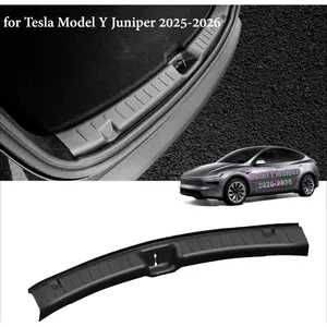 Tesla Model Y Rear Bumper Protector, Tpe Anti-Scratch Guard, Easy Install Trunk Lip Cover, Fits 2026 Model Y Suv