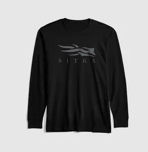 #Sitka Icon Long Sleeve Crewneck Tee, Long Sleeve Tee clothing, Sitka shirts for men Cotton Menswear, Gift For Him