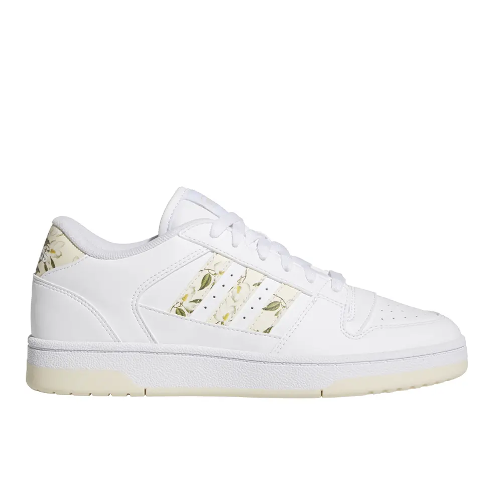 adidas Womens Break Start Low Lace Up Sneakers Shoes Casual - White