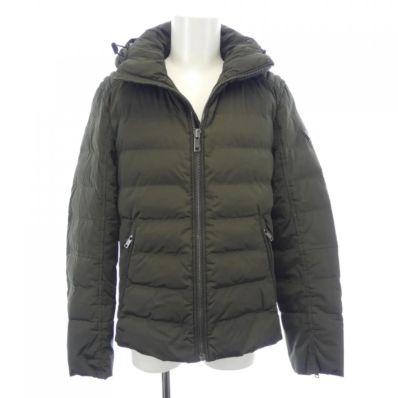 Pre-owned PRADA Nylon Small Leather Goods Down Jacket