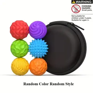 🔥6-Pack Magnetic Silicone Fidget Balls for ages 3+. Equipped with portable storage case, ideal stress reliever for kids and adults. Perfect for party favors, classroom prizes and daily fun toys.