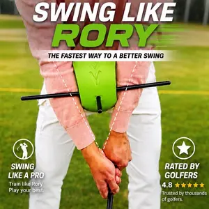 The Connector Golf Swing Trainer Aid | Improve arm structure, grip & posture | Build consistent, accurate swings | Perfect for beginners & pros | Train smarter, swing better, lower your scores fast