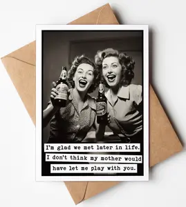 Katie Doodle  - Funny Birthday Card for Her (Handmade in USA), 21st, 25th, 30th, 40th, 50th, 60th. 65th Birthday Cards, Gifts for Her, Women, Best Friend (Vintage)