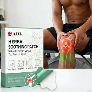 Knee Pain Relief Patches, 30 Pack Herbal Knee Patches, Gentle Warm Heat Therapy for Knee and Joint Comfort, Long-Lasting Natural Herbal Pain Support, Easy Daily Use at Home or On-the-Go, Multi-Purpose Relief for Active Lifestyle