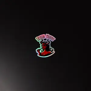 Demon Mommy Holographic stickers