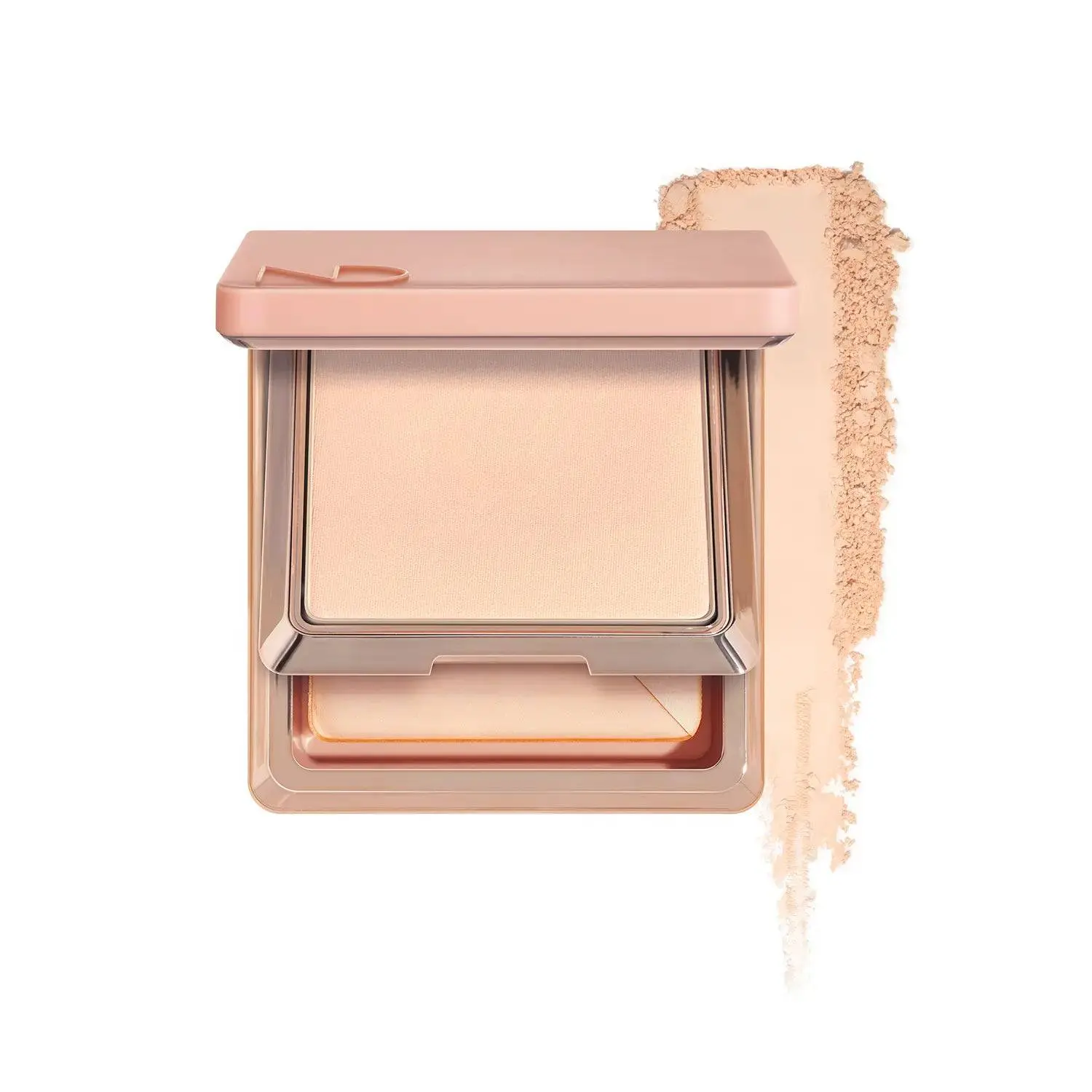 Natasha Denona HY-GLAM POWDER FOUNDATION Concealer Makeup Flawless Compact Matte Finish Korean Bio-Mimetic Pigments Anti-inflammatory Formula with HY-LUXE Sponge for Flawless Application Coverage Cosmetic
