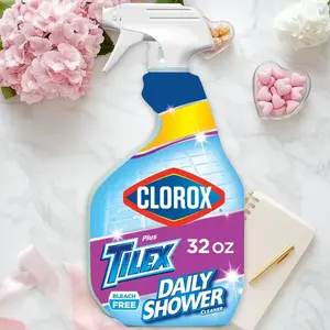 Clorox Plus Tilex Daily Shower Cleaner 32oz - Bathroom Cleaner Spray, for Daily Use, 32 Ounce