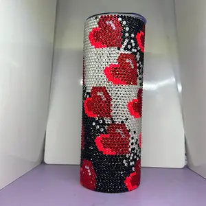 Heart bling tumbler