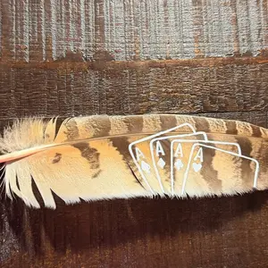 Ace Custom Feather with Ace Design