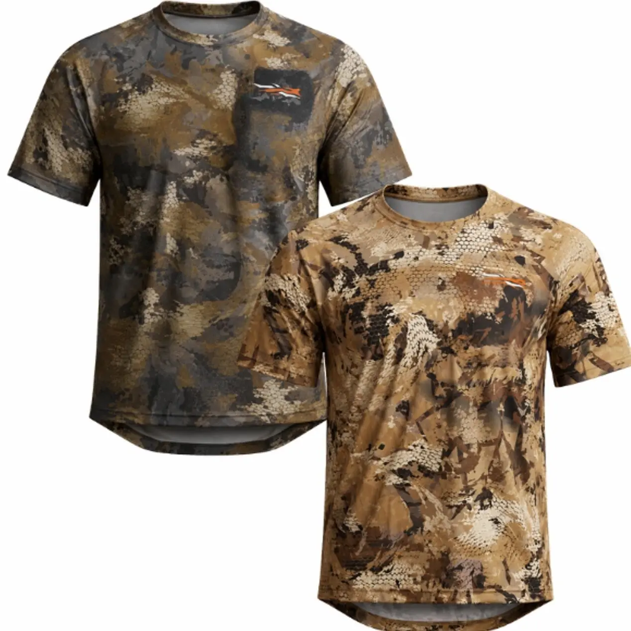 Sitka Core Lightweight Camo T-Shirt, Digital Camo Performance T Shirt, Hunting Camouflage Tee, Tactical Outdoor Shirt, Lightweight Moisture Wicking Tee, Fishing Hiking Performance Shirt, Breathable Athletic T Shirt, Men's Activewear Training Tee