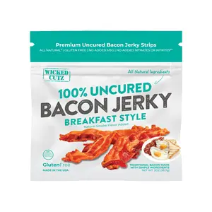 Classic Breakfast Style Bacon Jerky Ready To Eat