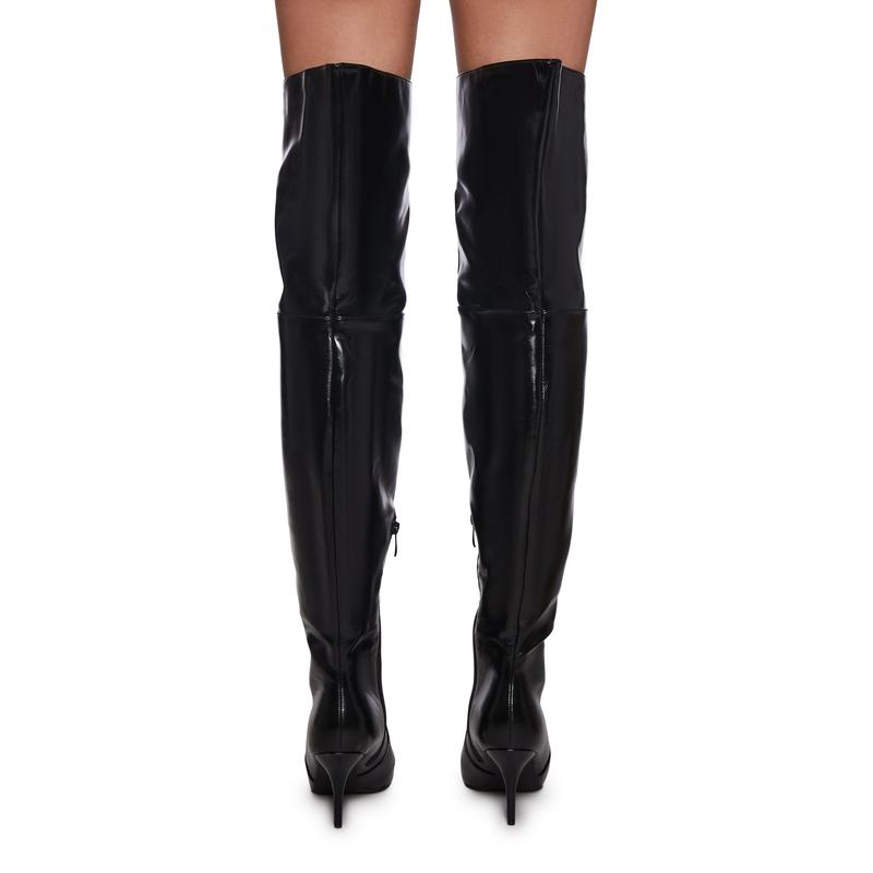 Tiernan Racer Thigh High Boots