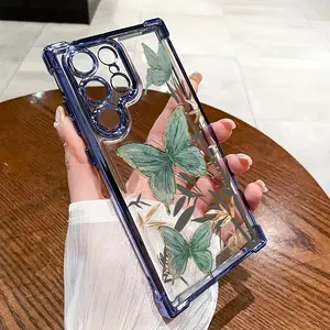 Stylish Bamboo Butterfly Designs for Samsung Phone Cases Including Models S25, S24 Plus, S24 Ultra, S24 FE, S23, S23+, S23 Ultra, A53, A54, And A55, As Well As NOTE20 And NOTE20 Ultra. Cellphone Smartphone Cover Protector