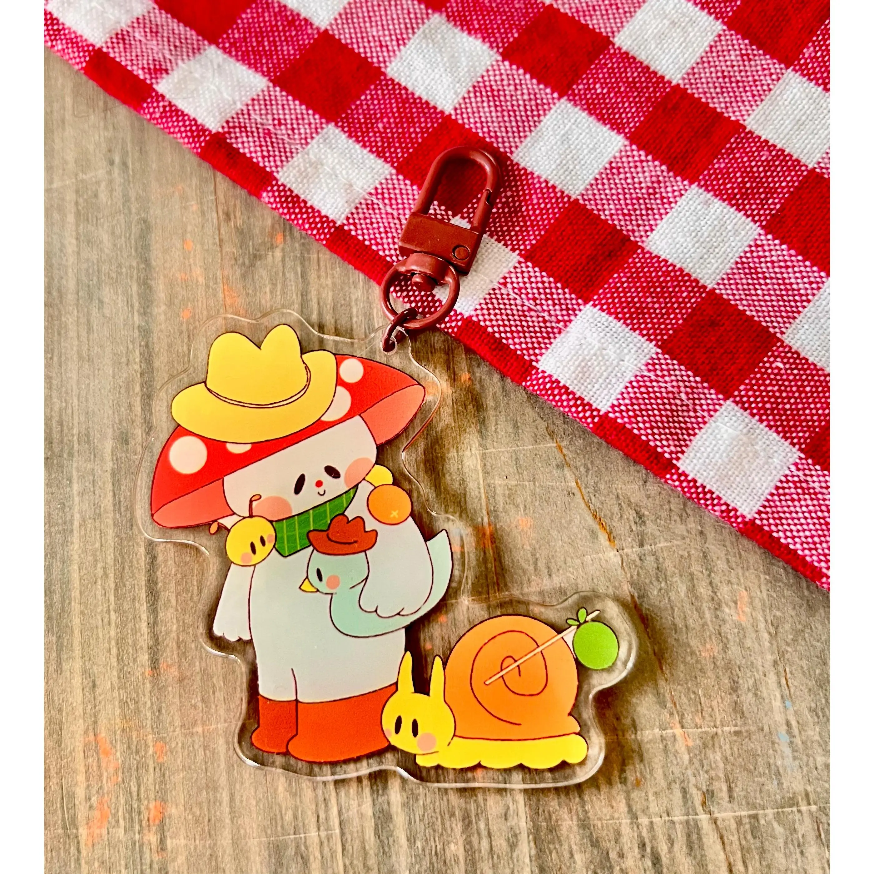 Cowboy Marshall Keychain