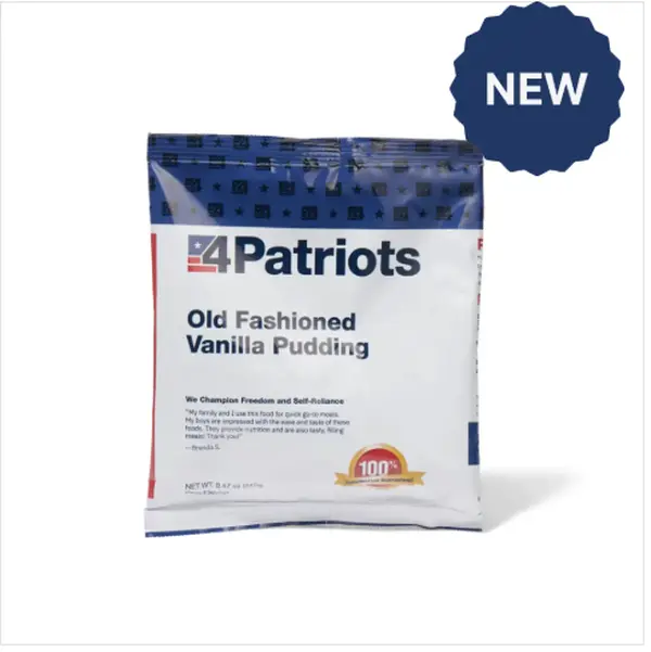 Old-Fashioned Vanilla Pudding Pouch