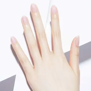 Static Nails Liquid Glass Lacquer - Milky Pink - Timeless Pale Pink, Semi-Sheer - Flawless Nail Polish That Lasts 3x Longer