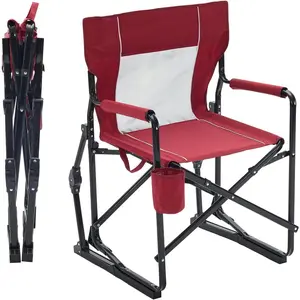 400LBS Heavy-Duty Folding Chair for Indoor & Outdoor – Portable with Mesh Back, Cup Holder & Carry Handle for Home, Balcony, Events