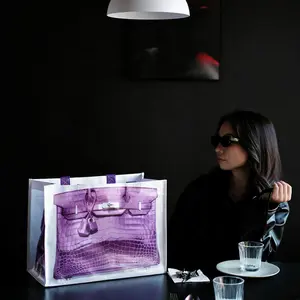 2026 INS Blogger's Parody Creative Grocerybags Platinum Bag Fashion Bloggers Same Fitness Leisure Beach Bag for Everyday Use