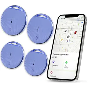 Smart Bluetooth-compatible Tracker, 1/2/4 Counts Rechargeable Item Locator, Item Locator for Wallets, Keys, Pet, Luggage, Anti-lost Alarm