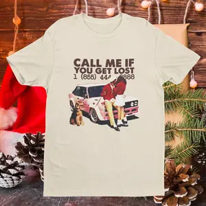 [S-5XL] Retro Funny Call Me If You Get Lost Graphic Short Sleeve Crewneck  T-Shirt, Vintage 90s Inspired  Tee, Tyler Nostalgia Shirt T-shirts, Sweatshirts, Hoodies – Gifts Suitable for Anyone
