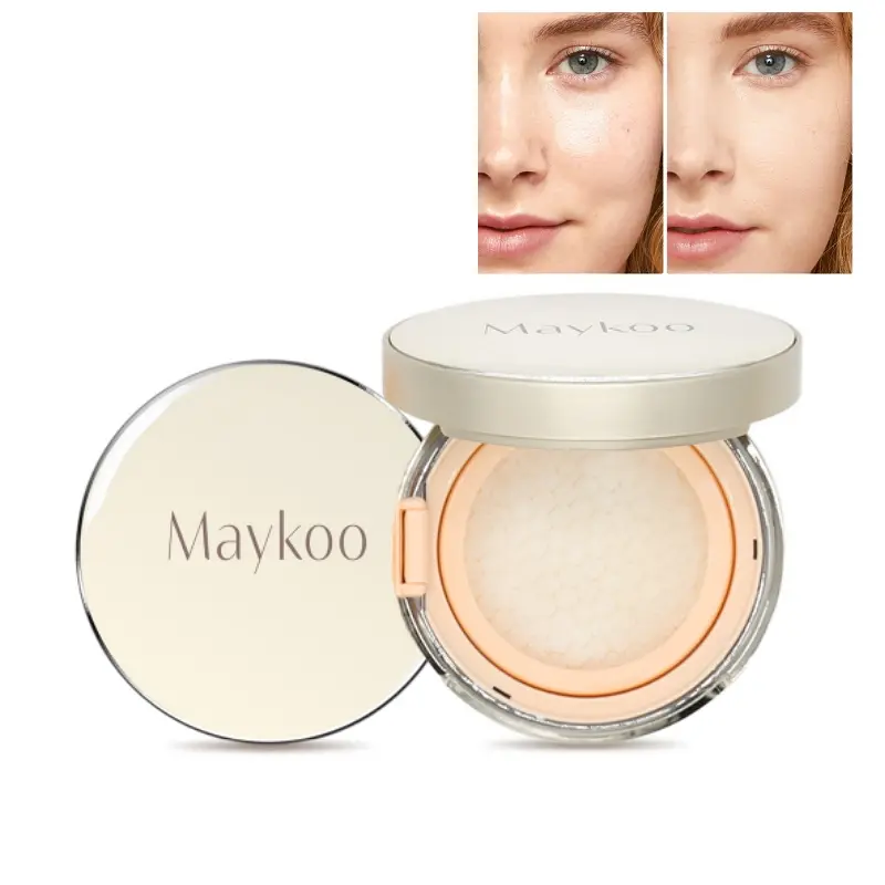 MAYKOO Face Oil Blotting Cushion Instead of Oil Blotting Paper Sheets for Oily Skin, Oil Absorbing Liquid Mattifying Cushion, Long-Lasting, Absorbs Excess Face Oil, Controls Shine, Gentle for Makeup Use, Smoothing Pores, Foundation for Sensitive Skin