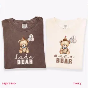 Beary First Birthday Shirt with Name, Matching Family Bear Birthday Outfit, 1st Birthday Shirt for Boy or Girl, Personalized Tee, Cake Smash