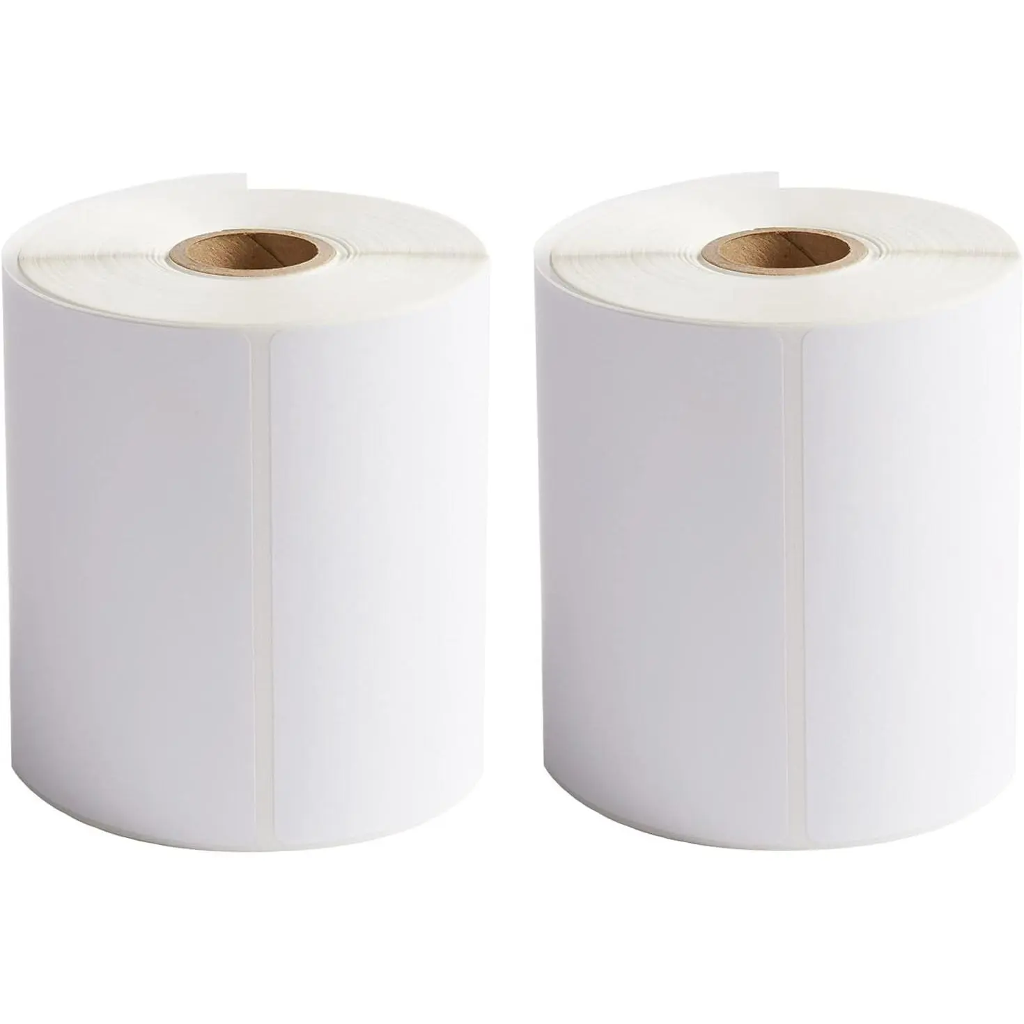 4x6 Perforated Adhesive Direct Thermal Shipping Labels (2 Rolls, 250 Labels/Roll, 1'' Core) for Warehouses, with Wide Printer Compatibility Including Arkscan, Zebra 2844, ZP-450, ZP-500, ZP-505, 4X6 Thermal Labels, Businesses