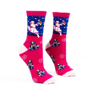 Dreaming Clara and Her Nutcracker Light Weight Sock