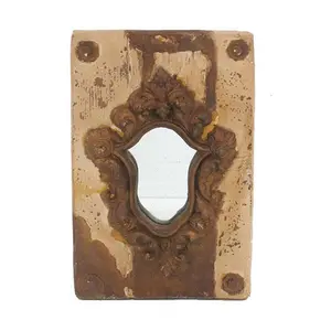 Gothic Mounted Wall Mirror Boxed In 2S