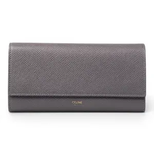 Pre-owned Celine leather Small Leather Goods Black Glasses Case N26042353