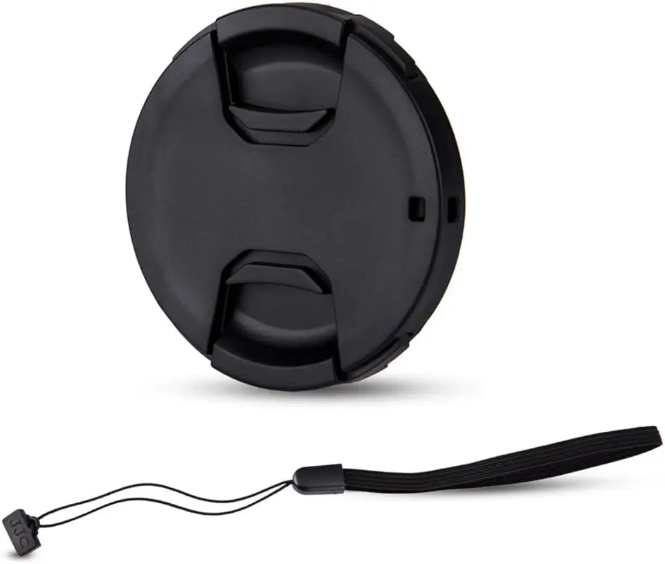 49mm Front Lens Cap Cover + Elastic Anti-Loss Cap Keeper Leash for  EOS R100 R50 R10 with RF-S 18-45mm Kit Lens,for M50 M6 Mark II M200 with EF-M 15-45mm Kit Lens & More 49mm Thread Lenses, Accessories, Camera, Plastic