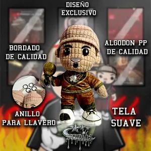 CHUYIN KEYCHAIN PLUSH, CHUYIN FR STUFFED DOLL, CHUYIN FUERZA, CHUYIN REGIDA PLUSHIE KEYCHAIN