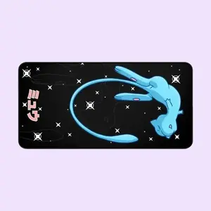 Mew Desk Mat, Pattern Mouse Pad Perfect for a Gift, Present, Holiday, Birthday Japanese Anime – FASTSHIPPING