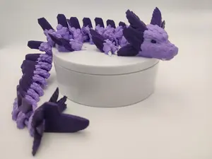 13" Axolotl Sea Dragon – 3D Printed Articulating Fidget Toy