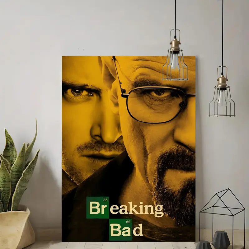 Poster 5 Breaking Bad Heisenberg in metallo, stile retrò