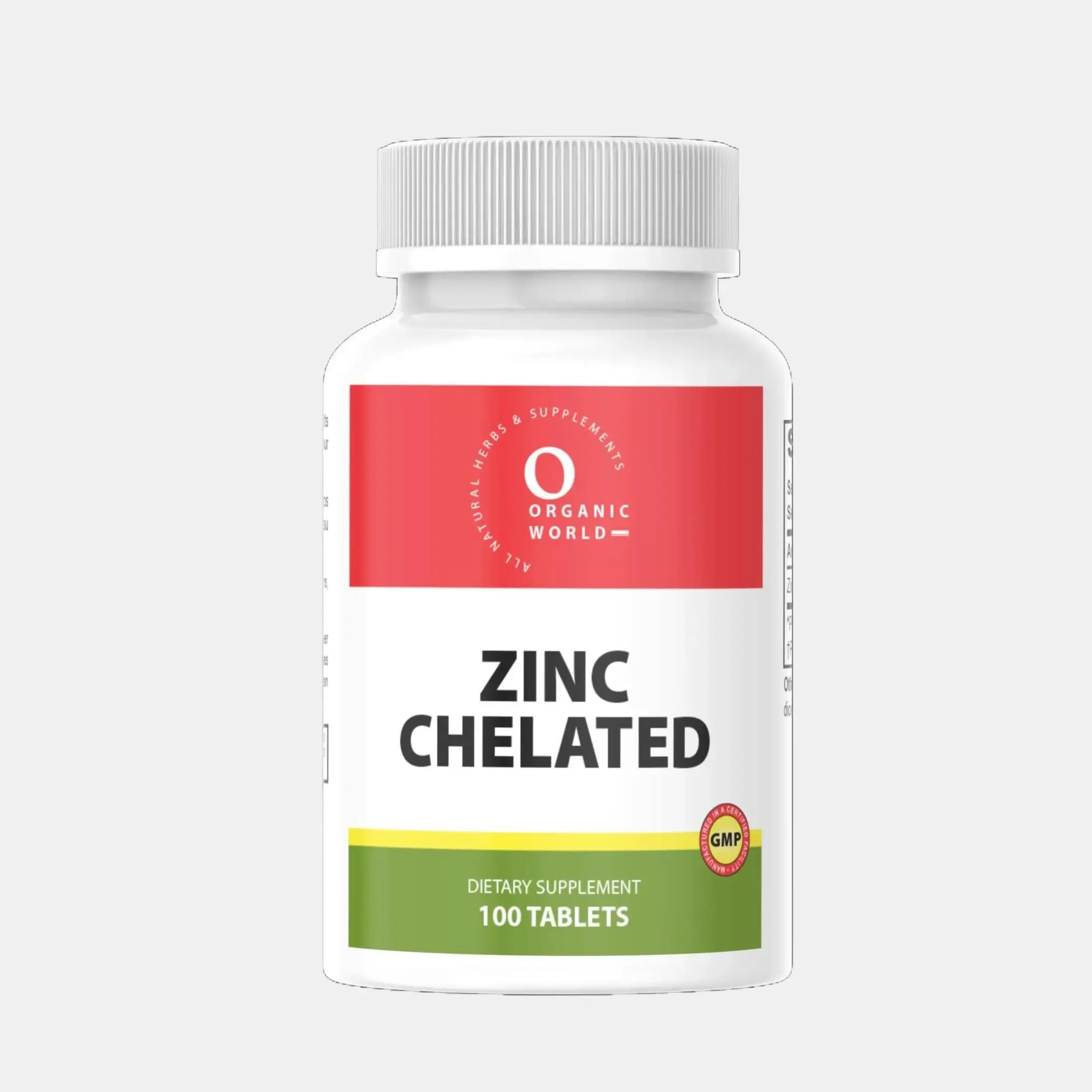 Zinc Chelated - High Potency 50 mg for Immune Support, Skin Health & Antioxidant Protection | 100 Tablet