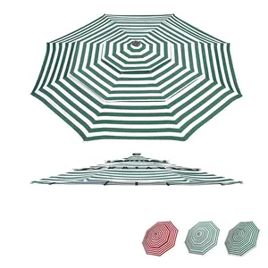 Yescom 10' Outdoor Patio Umbrella Replacement Canopy 3-Tiered 8-Rib