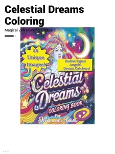 Celestial Dreams Coloring Book 111 Pages with Zodiac Signs Angels Dream Catchers for Adults Kids Relaxing Therapy Stress Relief