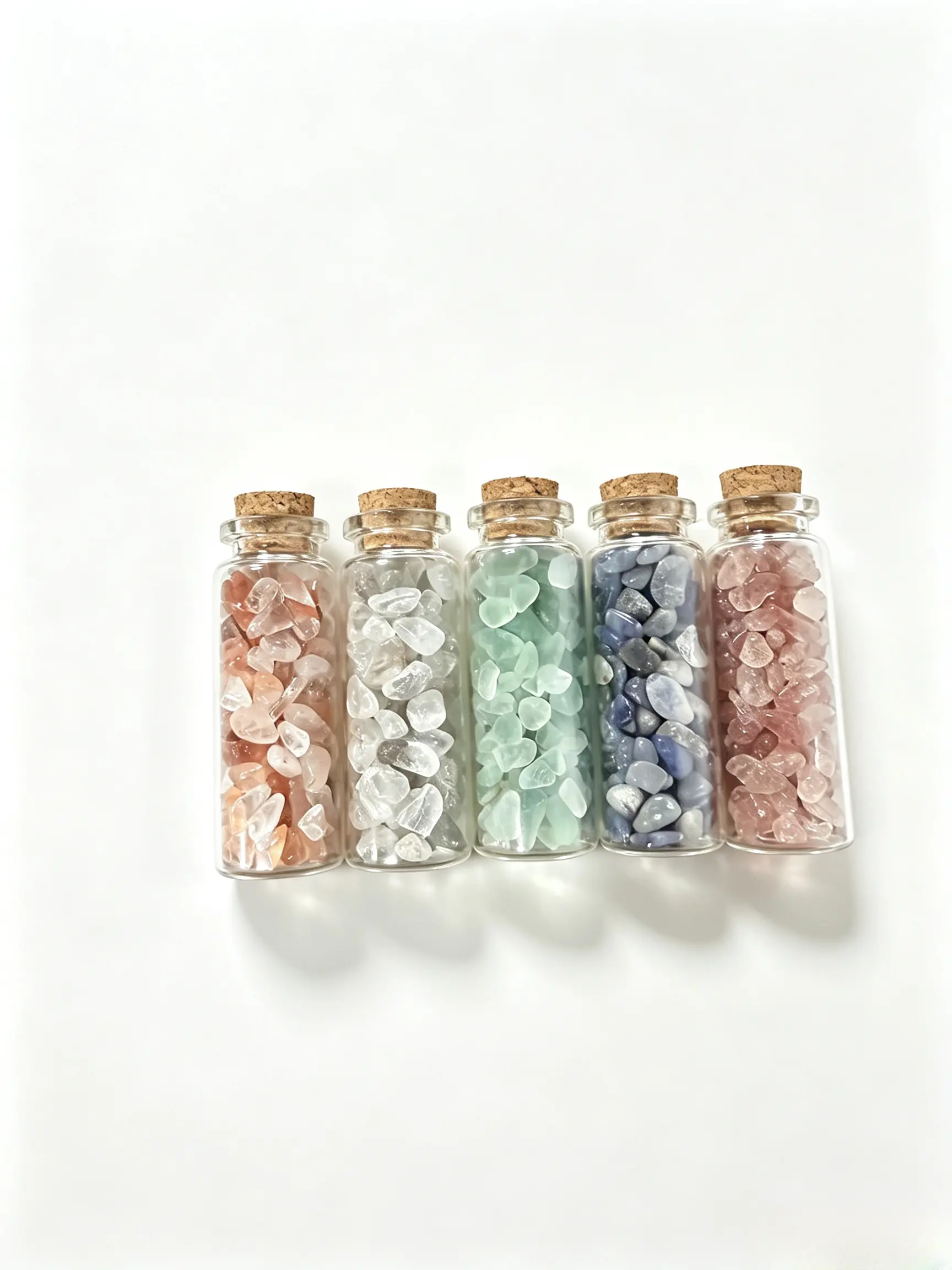 BUY 1 GET 1 BOTTLE FOR FREE- Tiny Crystal Transparent Wishing Bottles