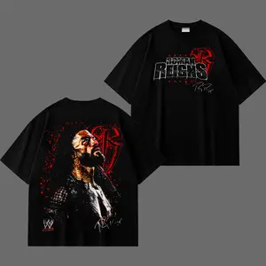 [WWE] Roman Reigns Tribal Chief Acknowledge Me Champion Graphic T-Shirt, Bloodline Head of the Table Wrestling Tee, Premium Cotton WWE Superstar Shirt, Universal Champion Streetwear Tee, WWE Fan Gift Unisex