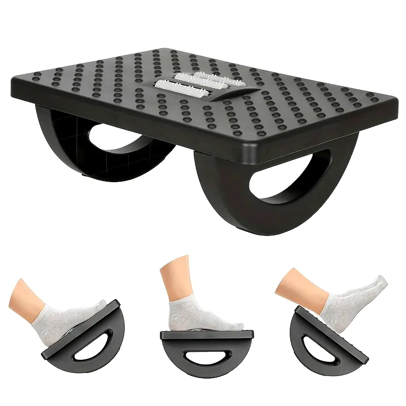 1pc Ergonomic Office Foot Rest - Under Desk Footrest Featuring Foot Massage for Feet Support - Ideal Accessory for Working from Home to Ensure Ultimate Comfort!, Office Desk, Ergonomic Design