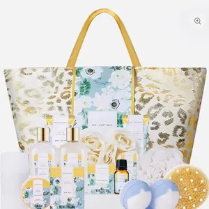 Spa Gift Baskets for Women - Gift Set for Women,15Pcs Luxury Relaxing Spa Kit with Bath Bombs, Birthday Gifts Body and Bath Set