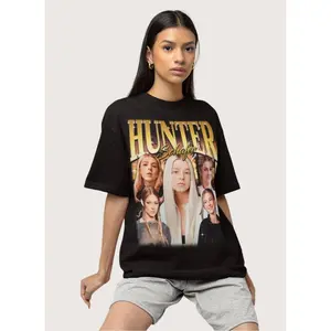 Hunter Schafer Shirt – Show off your style with this aesthetic tribute to the Euphoria icon. Whether it’s a hoodie, tee, or crewneck, it’s perfect for fans of Hunter's bold fashion and unforgettab