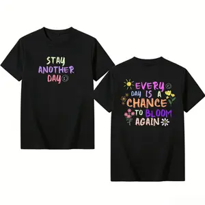 Stay Another Day Spring '25 Exclusive Premium Mental Health Awareness T-Shirt