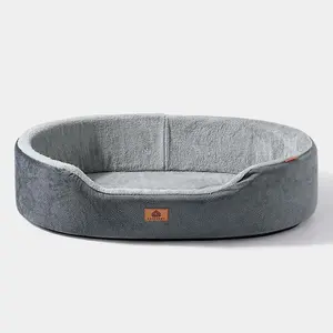 Pet Bed for Cats and Dogs, Thick Comfortable Washable Pet Bed, Non-Slip Durable Fashion Pet Boat Bed, Suitable for All Seasons
