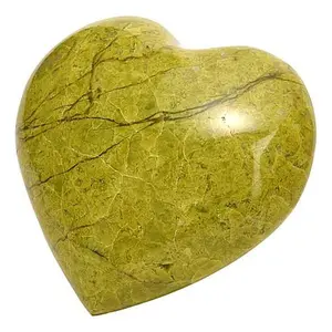 Mine Finds by Jay King Madagascar Green Opal Polished Heart Specimen
