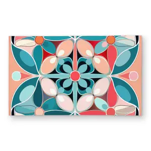MWW C1ROAR35KQQ4HP 3 x 5 ft. Sweet Curves White Outdoor Rectangle Area Rug for Home Decor - Stylish