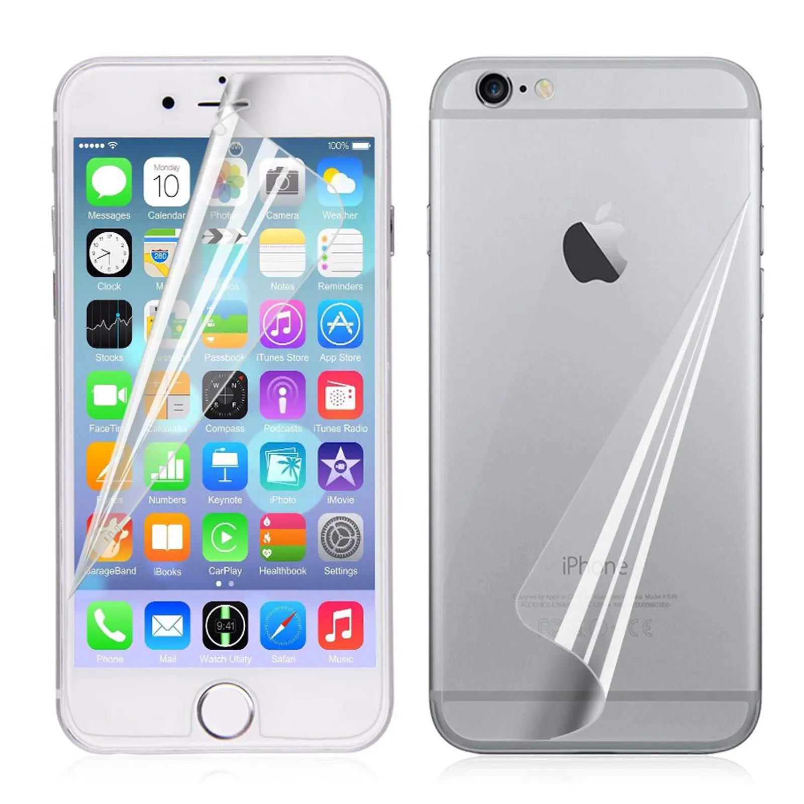 iPhone 6/6s Soft explosion-proof protector tempered glass Cloth Protection