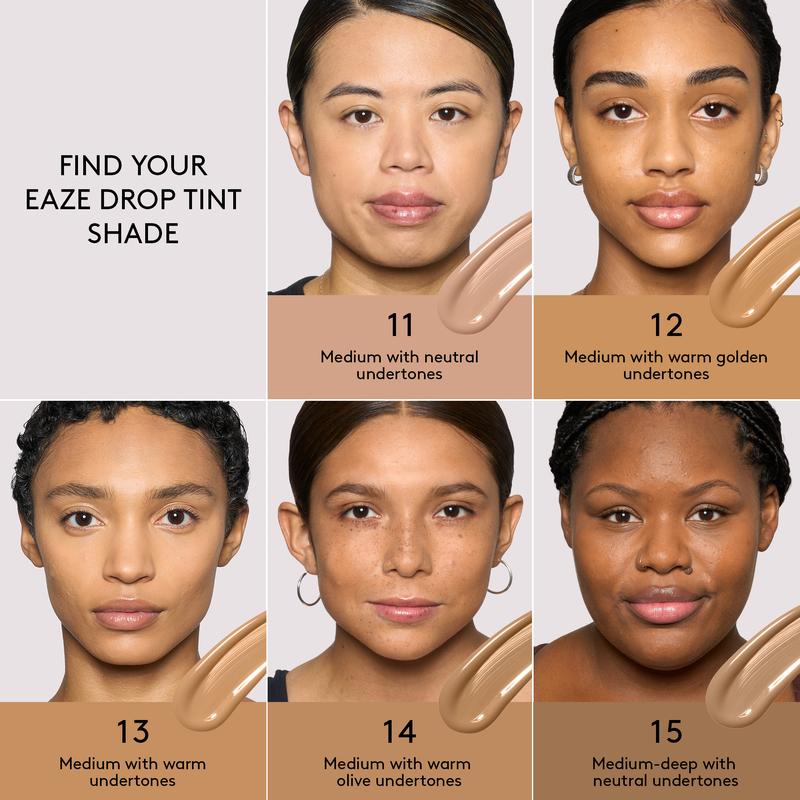 Fenty Beauty Blend + Blur Essentials: Eaze Drop Lightweight Blurring Skin Tint and Full-Bodied Foundation Brush 110